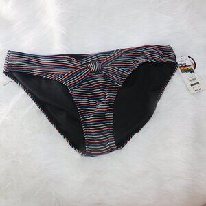 No Boundaries Glitter Striped Bikini Bottom – NWT